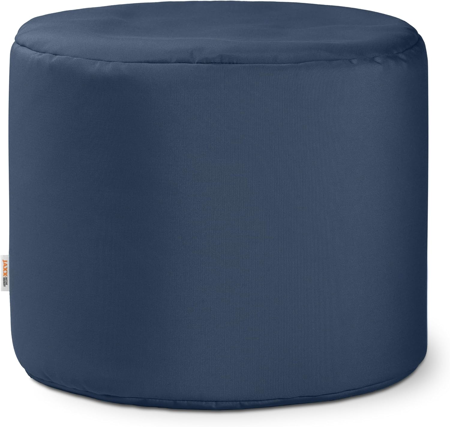 Jaxx Spring Indoor/Outdoor Bean Bag Pouf Ottoman, Navy