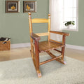 Kids Rocking Chair, Toddler Rocking Chair, Children’s Rocking Chair Porch Rocker Chair with Classic Rocker and Hardwood Construction, for Nursery, Indoor, Outdoor, Living Rooms, Bedrooms (Oak)