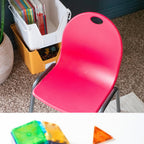 Backyard Discovery 12" Kid's Stacking Chairs-4 Pack-Red