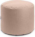 Jaxx Spring Indoor/Outdoor Bean Bag Pouf Ottoman, Sunbrella Petal