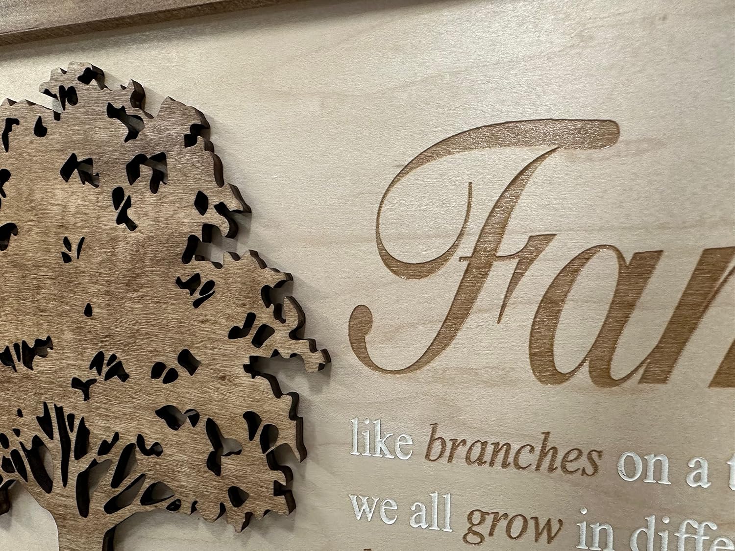 Bellewood Designs Family Tree Hidden Gun Safe Concealment Furniture | Concealed Shelf, Home Self Defense, Secret Compartment, Handmade in the USA