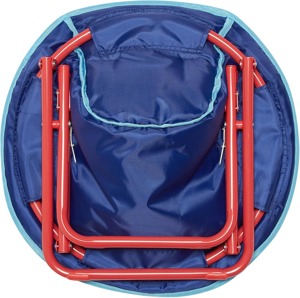 Idea Nuova Toddler Saucer Chair 19” Folding Kids Chair, Ages 3+, Portable & Lightweight, Cozy Padded Seat for Playroom, Bedroom,Paw Patrol