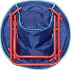 Idea Nuova Toddler Saucer Chair 19” Folding Kids Chair, Ages 3+, Portable & Lightweight, Cozy Padded Seat for Playroom, Bedroom,Paw Patrol