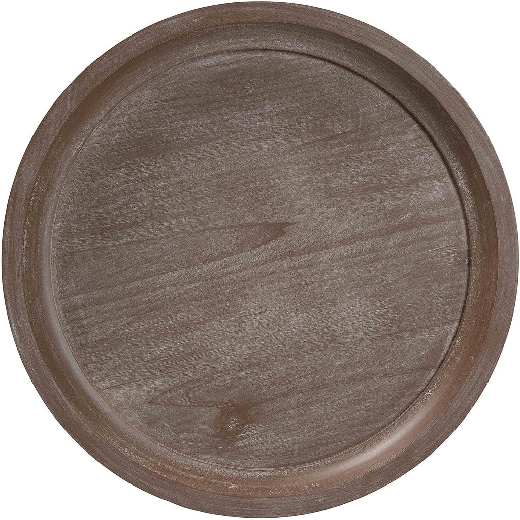 Baxton Studio Westlyn French Country Antique Brown Wood End Table
