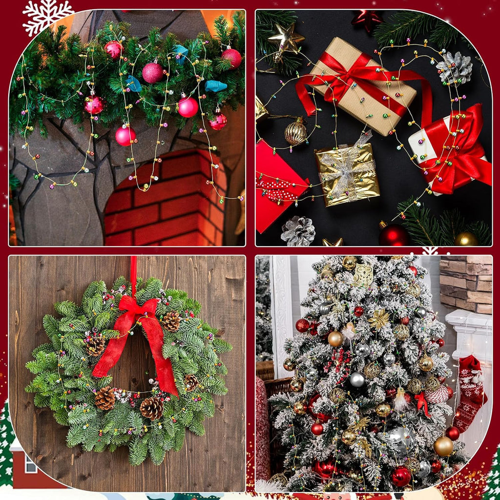 Tuanse 65.6 ft Dollhouse Fake String Lights Decorations Miniature Light String Crafts for Doll House Furniture Accessories Wedding Party Decor(Popular)