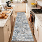 Runners for Hallways Ultra Non-Slip 2x10 Long Runner Rugs Washable Abstract Tear and Stain Resistance No Pile Lightweight Modern Rug Runners for Entryway, Kitchen, Walkway, Entrance, Multi