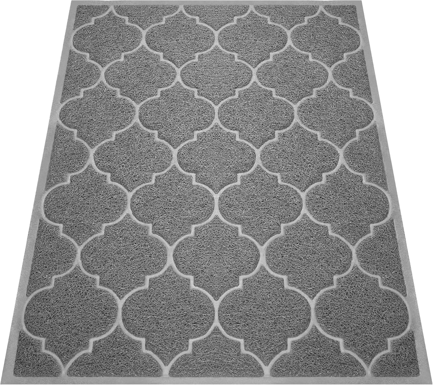 Cosyearn Door Mat, Front Door Mat, 46x35, Welcome Mats for Entryway,Garage,High Traffic Areas, Jumbo Size, Doormat Entrance, Waterproof Mat, Easy Clean, Outdoor Indoor Floor Mat,Non Slip (Grey)