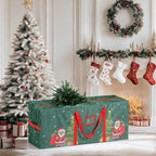 9 Ft Christmas Tree Storage Bag, Waterproof Heavy Duty Oxford, Extra Large Xmas Tree Storage Bag with Handles and Sleek Zipper for Christmas Ornaments Wreath, Green