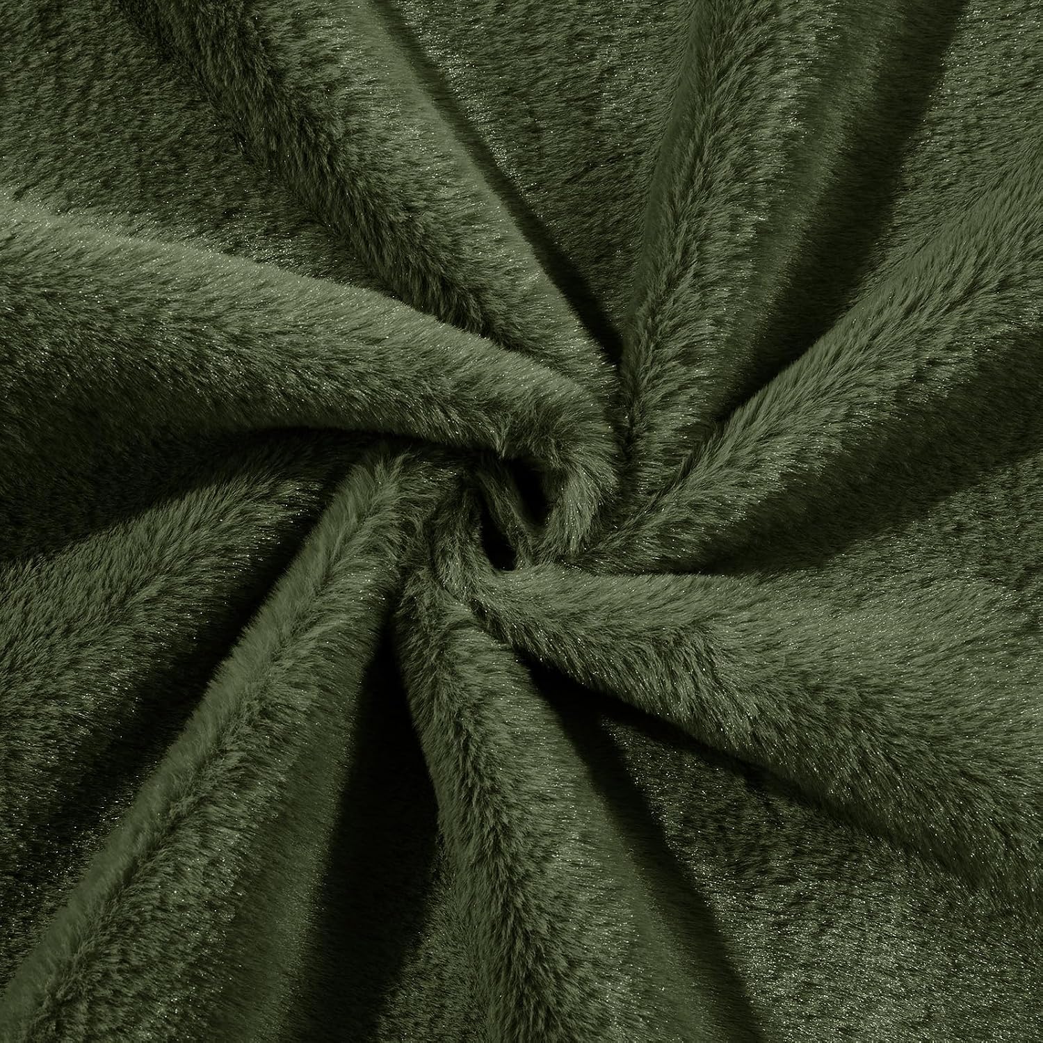 EBENCHICO Giant Bean Bag Chair with Lumbar Pillow & Armrests, Oversized Green Faux Fur Bean Bag Couch with Filler for Adults, Floor Reading Chair for Living Room Bedroom