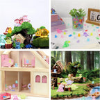 LAIDANLA Mini Dinosaur Figures Small Resin Animals to Hide Plastic Dinosaurs in Bulk for Sensory Bin Treasure Miniature Dinosaur Party Favors Gifts Easter Egg Vase Filler Crafts Cute Trinkets Desk