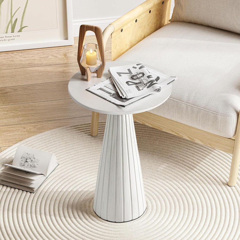 COZAYH Pedestal Small Drink Round Martini Table for Living Rooms or Bedrooms