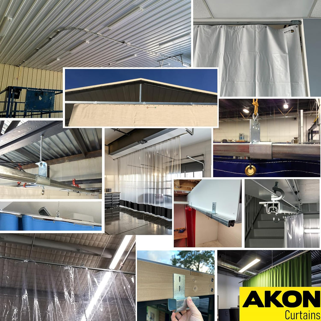 Industrial Curtain Track | Steel Curtain Tracks | Hang your industrial curtains easily
