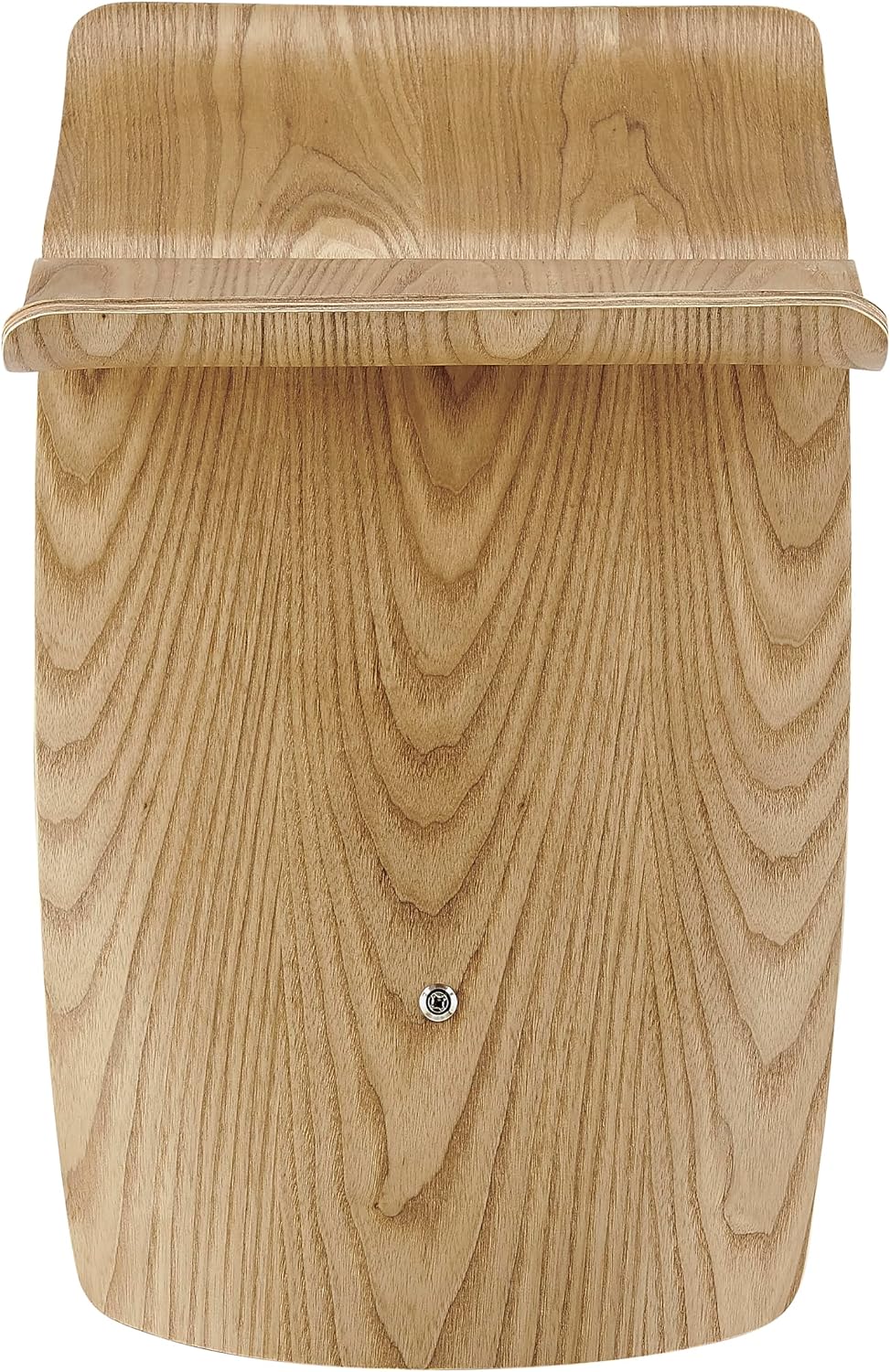 Euro Style Fleur End Table | Sculptural Ribbon-Curve Silhouette Butterfly Design | Easy-Reach Compact Side Table for Snacks, Drinks, Remote, Magazine or Living Essentials | Natural Ash Veneer