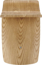 Euro Style Fleur End Table | Sculptural Ribbon-Curve Silhouette Butterfly Design | Easy-Reach Compact Side Table for Snacks, Drinks, Remote, Magazine or Living Essentials | Natural Ash Veneer