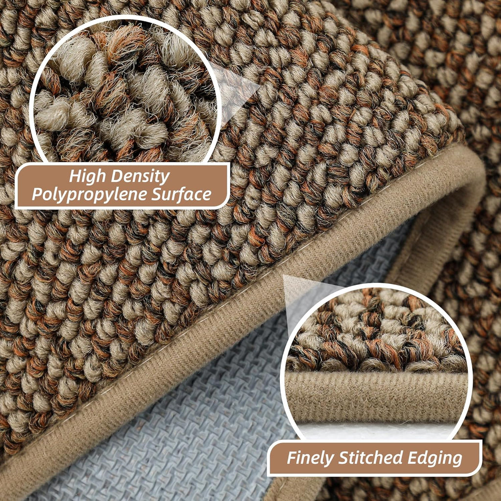 BEQHAUSE 2x3 Entryway Rug Indoor Door Mat Non-Slip Washable, Hallway Rugs Absorbent & Stain Resistant Hall Carpet Runner Rugs for Entryway, Front Door Floor Mats Laundry Room Rugs for Entry, Taupe