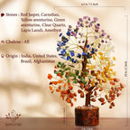 7 Chakra Tree of Life Crystal Tree - Gemstone Healing Tree for Positive Energy, Home Office Crystal Tree Decor, Chakra Crystal Tree Housewarming - Birthday Gifts for Women, Men, Mom, Sister, Friends