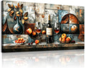 hyidecorart Wine Glass Fruit Modern Painting Wall Art For Kitchen Wall Decor For Living Room Dining Room Decorations Liquor Still Life Canvas Prints Artwork Bar Pub Posters Home Decor Ready to Hang