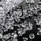 400 Pcs 0.8 Inch 20mm Clear Fake Diamonds Wedding Table Diamond Decor Scattering Crystal Diamonds for Decoration Vase Filler Jewelry for Wedding Anniversary Engagement Bridal Shower Party Decors