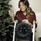 [Wire and Christmas Lighting Storage Bag] - Install N Store Light Storage Reels and Wire Spool - Includes 3 Spools, a Hanging Hook, and a Zipper Bag | Santa's Bags