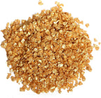 Syedra Crushed Glass for Crafts, Crushed High Luster Chips, Glitter, Broken Glass Pieces, Bar, Vase, Garden Decoration, 3-6mm, 410G (Shiny Gold)