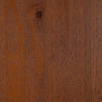 Linon Harris Black and Walnut Backless Kitchen Dining Nook with Hidden Storage Bench Space
