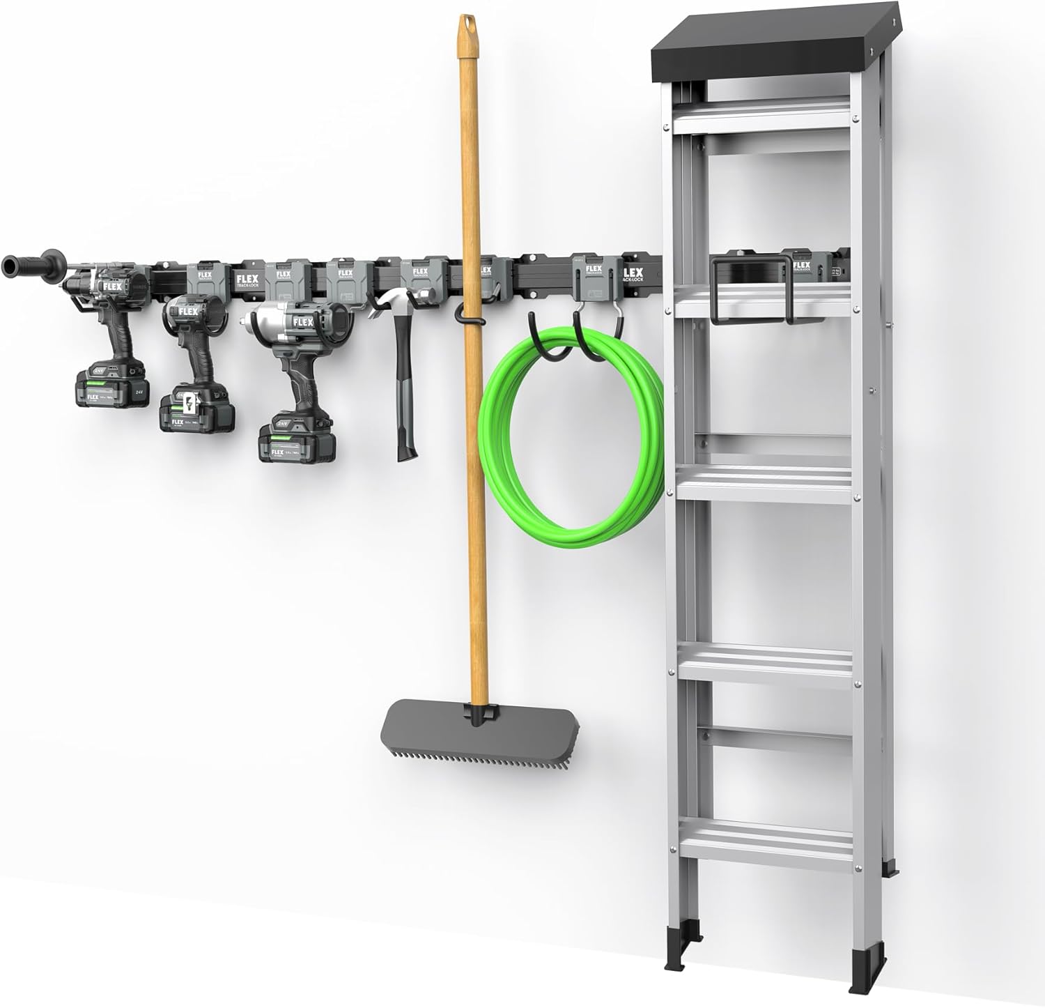 FLEX TRACK-LOCK 10-Pc. All Purpose Wall Storage Set - FSM1502-10