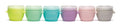 melii Snap & Go Baby Food Storage Containers | 6 Pack 2 oz, Stackable Snack Containers with Airtight Lids, BPA-Free, Reusable Cups for Purees, Meal Prep & On-the-Go