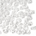 Fake Ice Cubes,1200 Pcs Clear Rocks for Vases,11 * 14 mm Plastic Diamonds,Plastic Ice Cubes Vase Fillers for Centerpieces