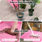 WORKPRO Repotting Mat for Indoor Plant Transplanting and Mess Control, 39.5" X 31.5" Thickened Waterproof Potting Mat, Square Planting Tray, Gardening Gifts for Plant Lovers