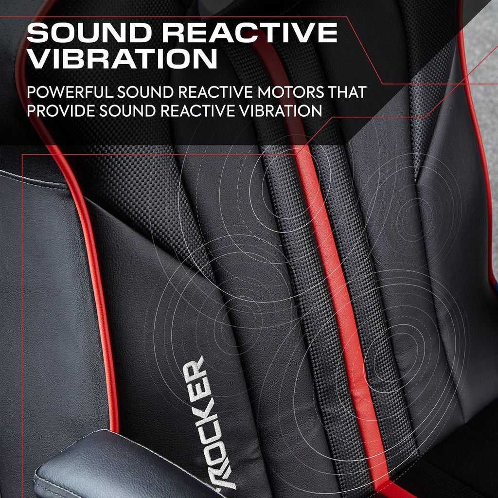 Torque 2.1 Audio Console Gaming Chair - Black / Red