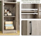 IRONCK Tall Bathroom Cabinet with Drawer and Door, 71" H Slim Freestanding Narrow Storage Cabinet with Adjustable Shelves, Retractable Toilet Paper Rod, for Small Spaces, 11.8" W Rustic Maple