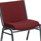Flash Furniture 4 Pk. HERCULES Series Big & Tall 1000 lb. Rated Burgundy Fabric Stack Chair