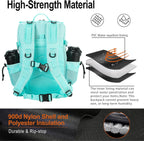 LHI Tactical Military Backpack for Men 25L/45L Large Molle Army Assault Pack 3 Day Hiking Rucksack With Bottle Holder