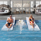 in Pool Lounge Chairs, Pool Lounge Chairs, Use in Pools with Shelves Up to 9 Inches Deep, Weather-Resistant Design,Tanning Chairs for Sun Shelves, Poolside & Beach Lounge for Outdoor Relaxation (4)