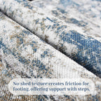 Runners for Hallways Ultra Non-Slip 2x10 Long Runner Rugs Washable Abstract Tear and Stain Resistance No Pile Lightweight Modern Rug Runners for Entryway, Kitchen, Walkway, Entrance, Multi