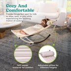 Kids Rocking Chair - Kids Recliner Chairs for Toddlers, Kids Chairs Comfy Toddlers Lounge Chair - Adjustable Pillow and Blanket for Sensory Comfort Included