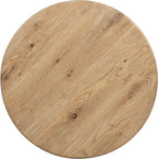 Hooker Driftwood Round End Table in Light Brown Wood Furniture