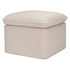 Babyletto Cali Storage Ottoman in Performance Beach Eco-Weave, Water Repellent & Stain Resistant, Greenguard Gold Certified and CertiPUR-US® Certified