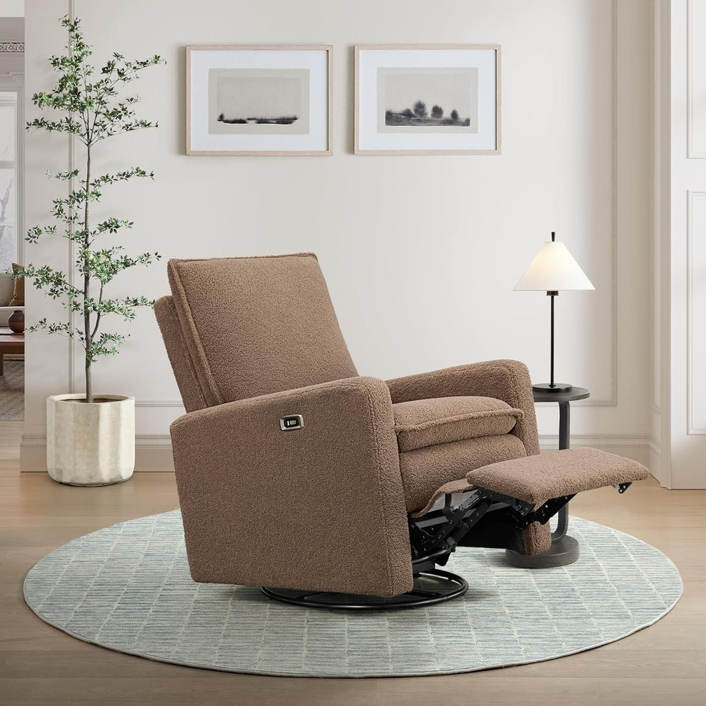Oxford Baby Uptown Power Recliner/Glider, Teddy Brown