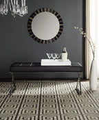 Safavieh Home Collection Micha Modern Glam Cream Bench
