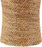 Deco 79 Seagrass Handmade Decorative Vase Tall Wrapped Centerpiece Vase, Vase for Home Decoration 11" x 11" x 24", Brown