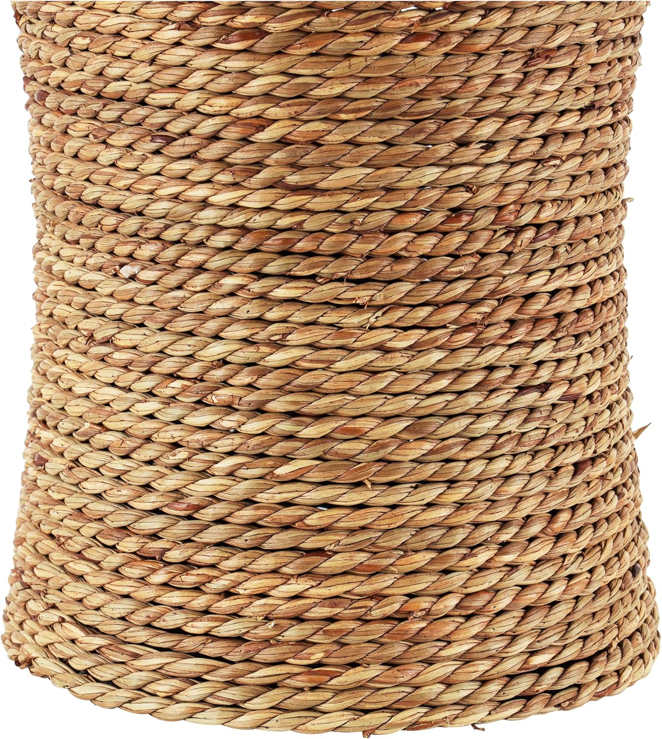 Deco 79 Seagrass Handmade Decorative Vase Tall Wrapped Centerpiece Vase, Vase for Home Decoration 11" x 11" x 24", Brown