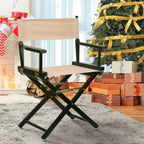 Casual Home 18" Director's Chair Black Frame with Tan Canvas