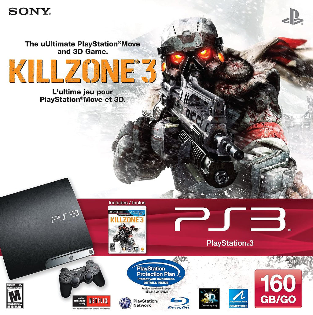 PlayStation 3 160GB Killzone 3 Bundle (Renewed)
