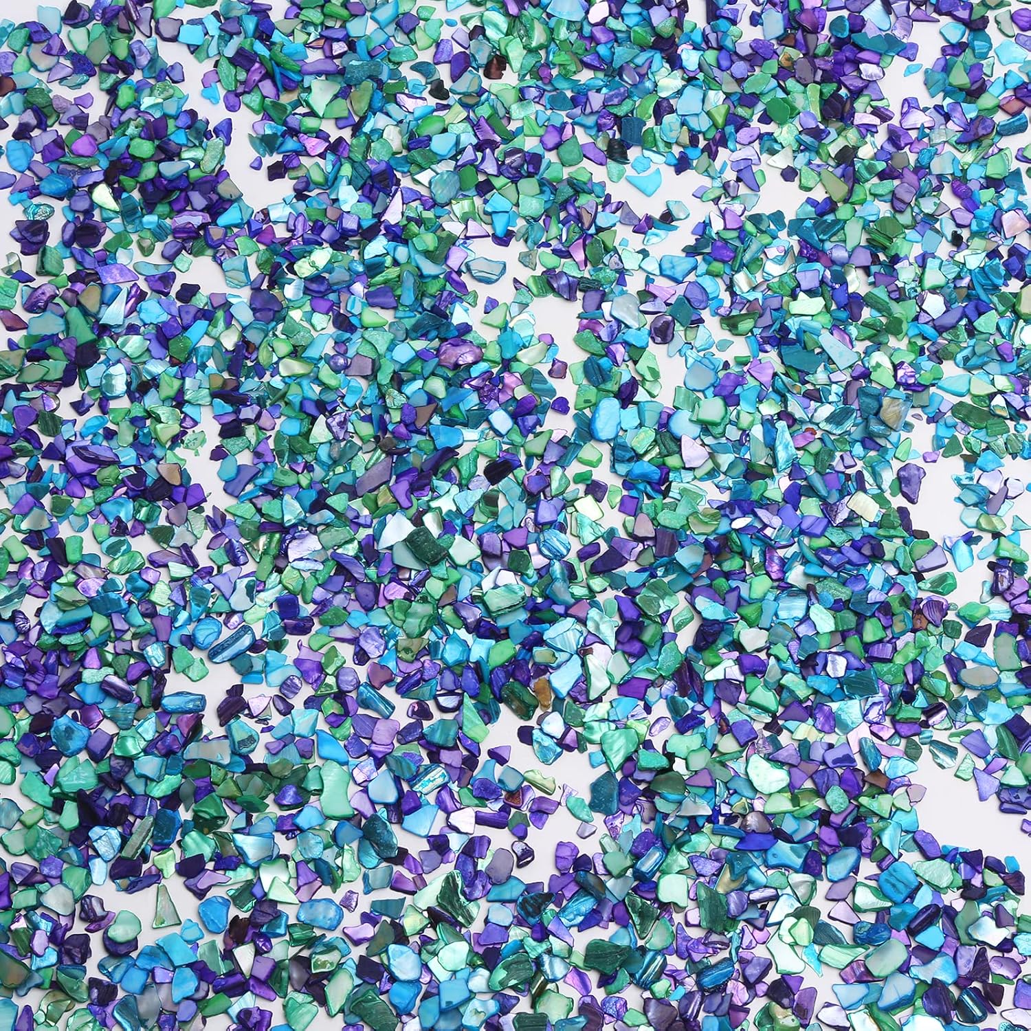 QICQDRAM Crushed Shells for Crafts 2 LBS(32OZ) Small Natural Crushed Shells Bulk, for Crafts DIY Beaching Wedding Decoration Vase Fillers