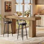 Tribesigns 70.9" Extra Long Bar Table, Rectangular Counter Height Pub Table, Modern Farmhouse Bar Height Table Home Bar Units for Kitchen Island, Bistro, Brown