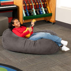 Jaxx Sofa Saxx 4-Foot Bean Bag Lounger, Charcoal