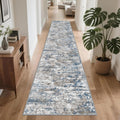 Runners for Hallways Ultra Non-Slip 2x10 Long Runner Rugs Washable Abstract Tear and Stain Resistance No Pile Lightweight Modern Rug Runners for Entryway, Kitchen, Walkway, Entrance, Multi