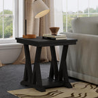 Flexsteel Maren End Table Ebony FSC-Certified Wood