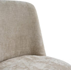 Christopher Knight Home Lucy Chenille Upholstered Dining Chairs Set of 2, Sturdy Wooden Dining Chair with Pedestal Base, Modern Kitchen Chairs with Solid Back, Versatile Indoor Usage, Oatmeal